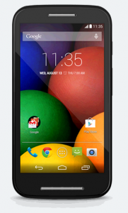 Moto E negro - en