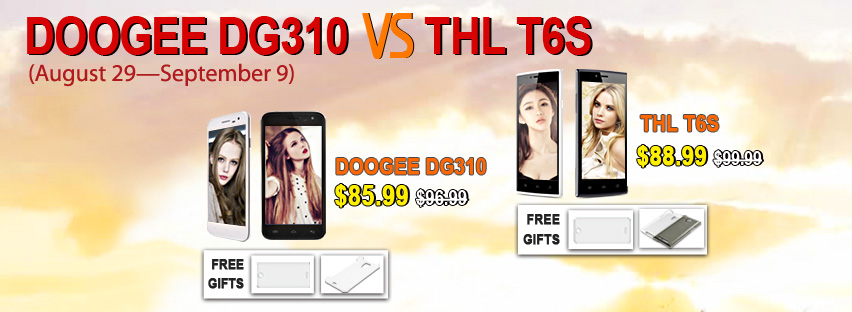 Doogee DG310 vs THL T6S promotion review