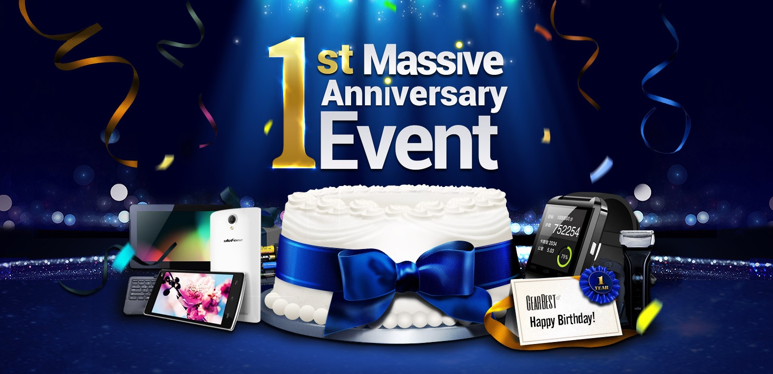 Massive 1st Anniversary Event on GearBest