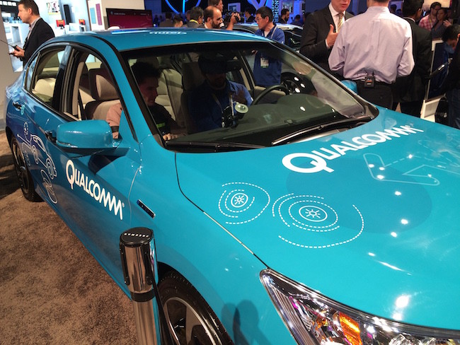 Qualcomm presents an in-car LTE connection 1