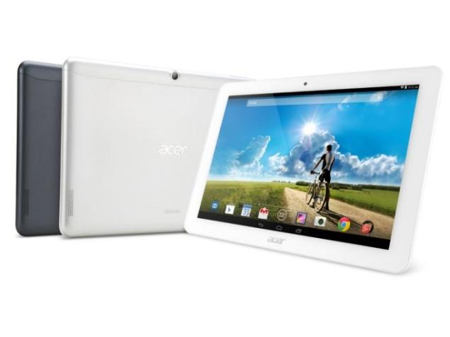 Novos tablets Acer Iconia One 8 e Iconia Tab 10 3