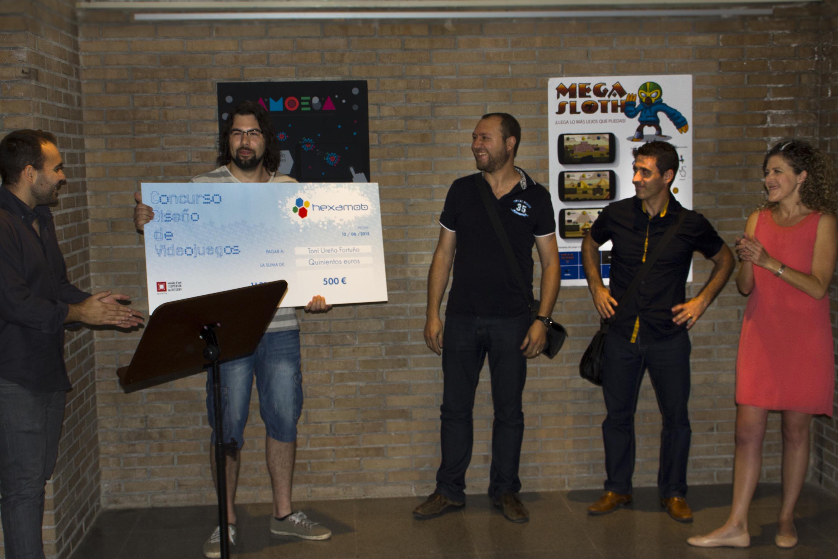 Entrega de premios - Concurso de diseño de Hexamob 2