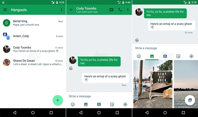 Hangouts 4.0 para Android preparado para competir contra WhatsApp y Facebook 1