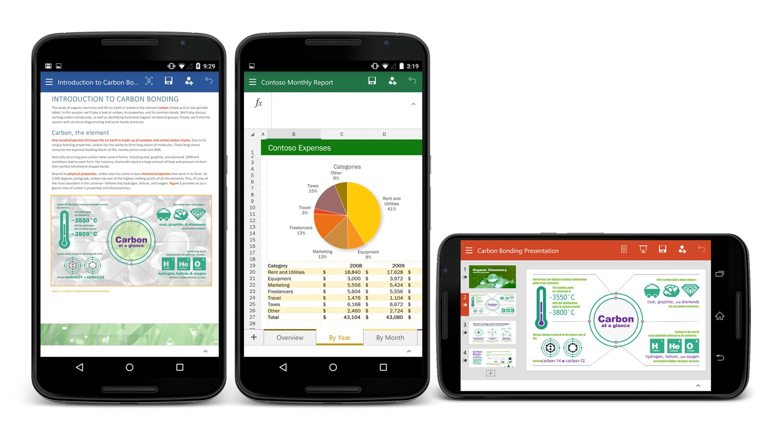 Word, Excel and Powerpoint for Android now available 1