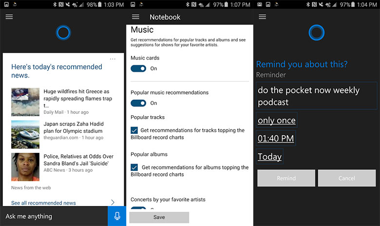 descargar cortana para android descargar cortana para android