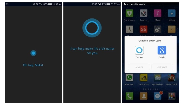Cortana llega a Android con una versión beta pública 1