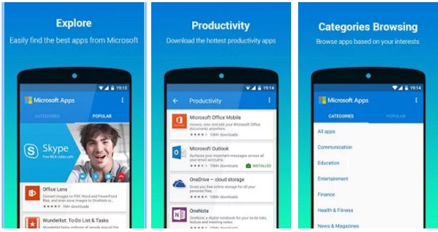 Microsoft launches its own mini application store for Android in Google Play Store 1