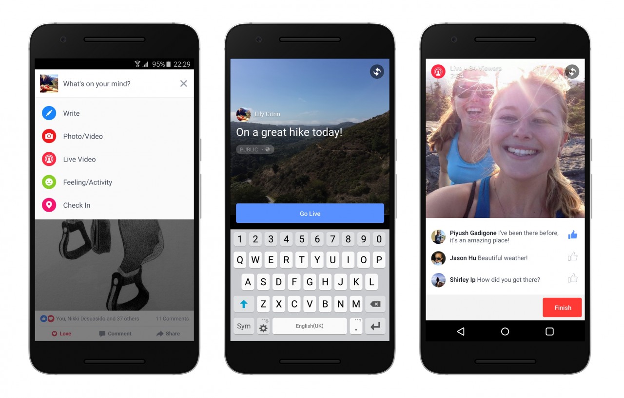 Facebook trae Live Streaming para Android 1