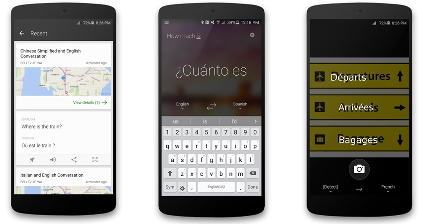 Microsoft ahora ofrece traducciones para imagenes en Android 1