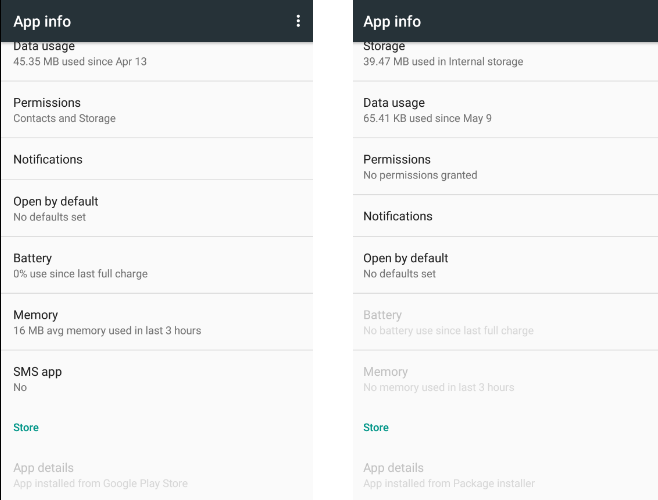 Android 7.0 Nougat allows you to see where the applications have been installed 1