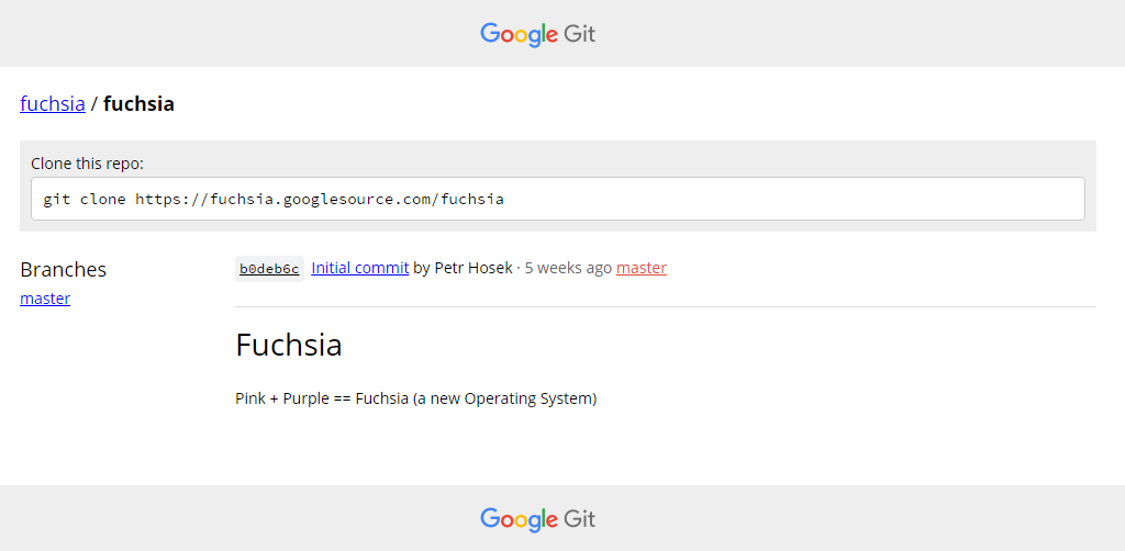 Google would be working on a new operating system for smartphones and PC named Fuchsia 1