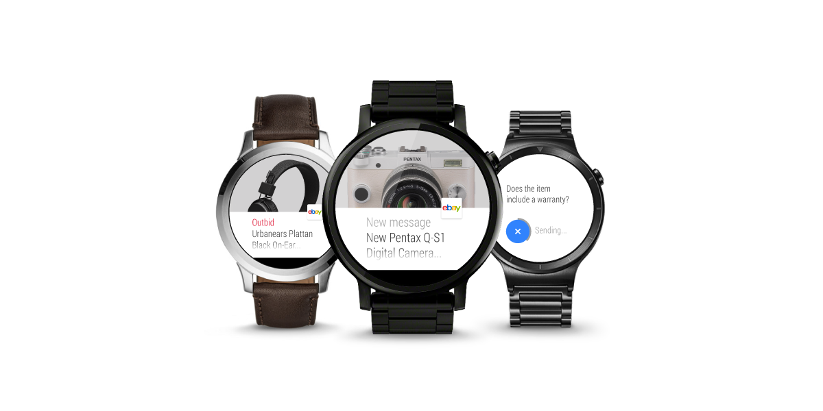 eBay for Android updated with One Time Password and app for Android Wear 1